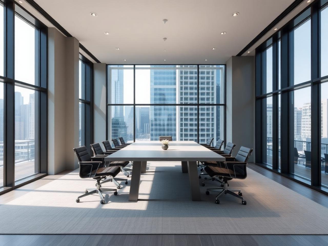 Salle de réunion corporate du groupe SANTOZA