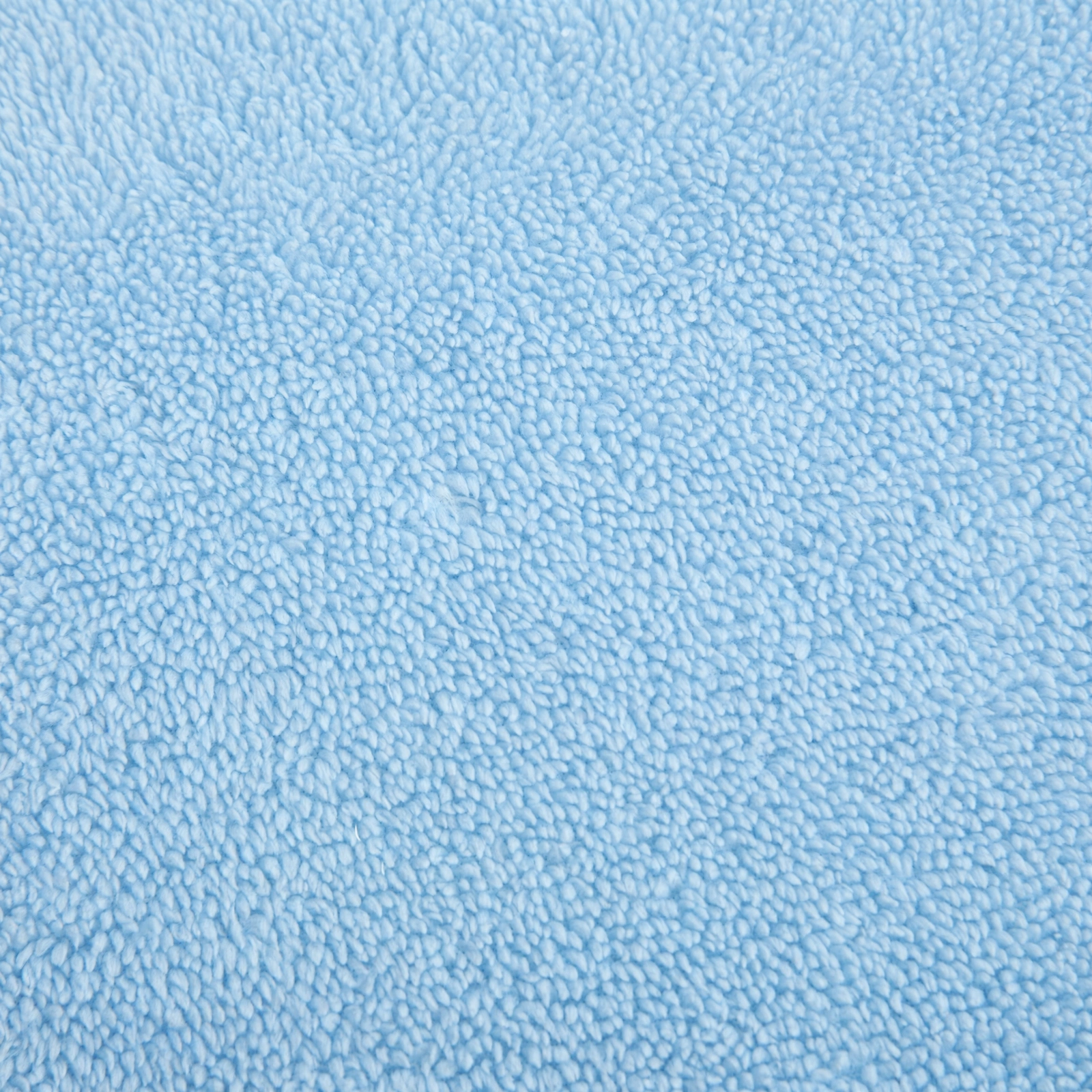 Gros plan de Couverture Polaire Double Face Unie Bleu Ciel Bleu Marine