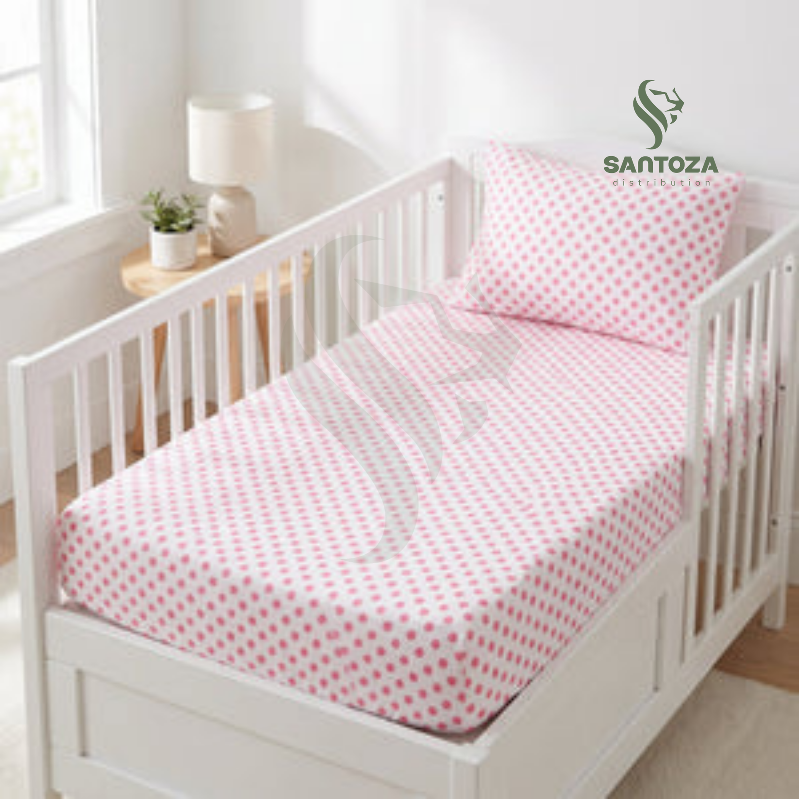 Set draps bébé Jeux de Couleurs (drap-housse + taie, 2ème offert)