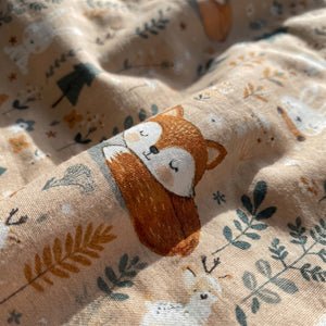 Housse de couette bébé Jungle en Fête 115×130 + taie