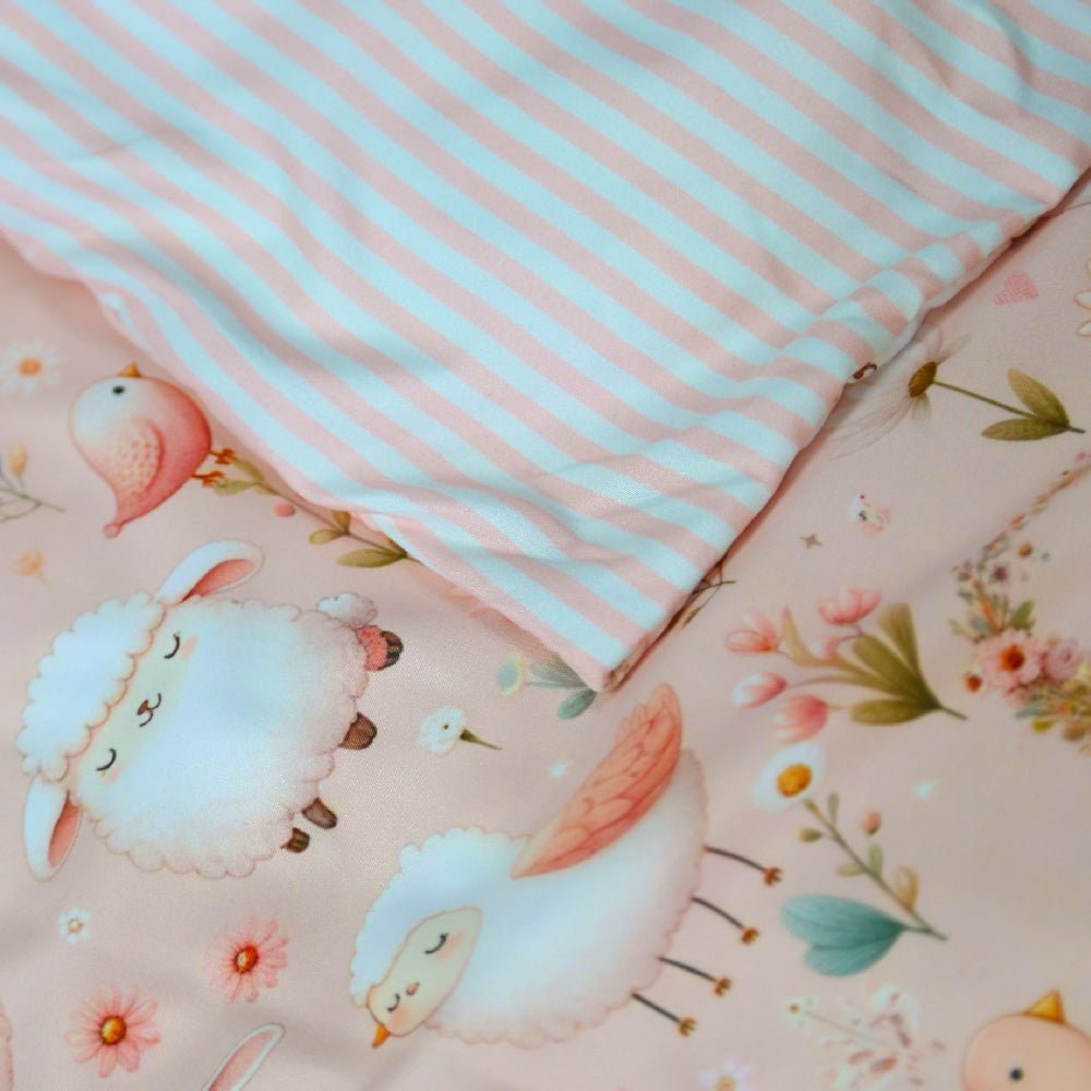 Housse de couette bébé Bosquet Enchanté 115×130 + taie