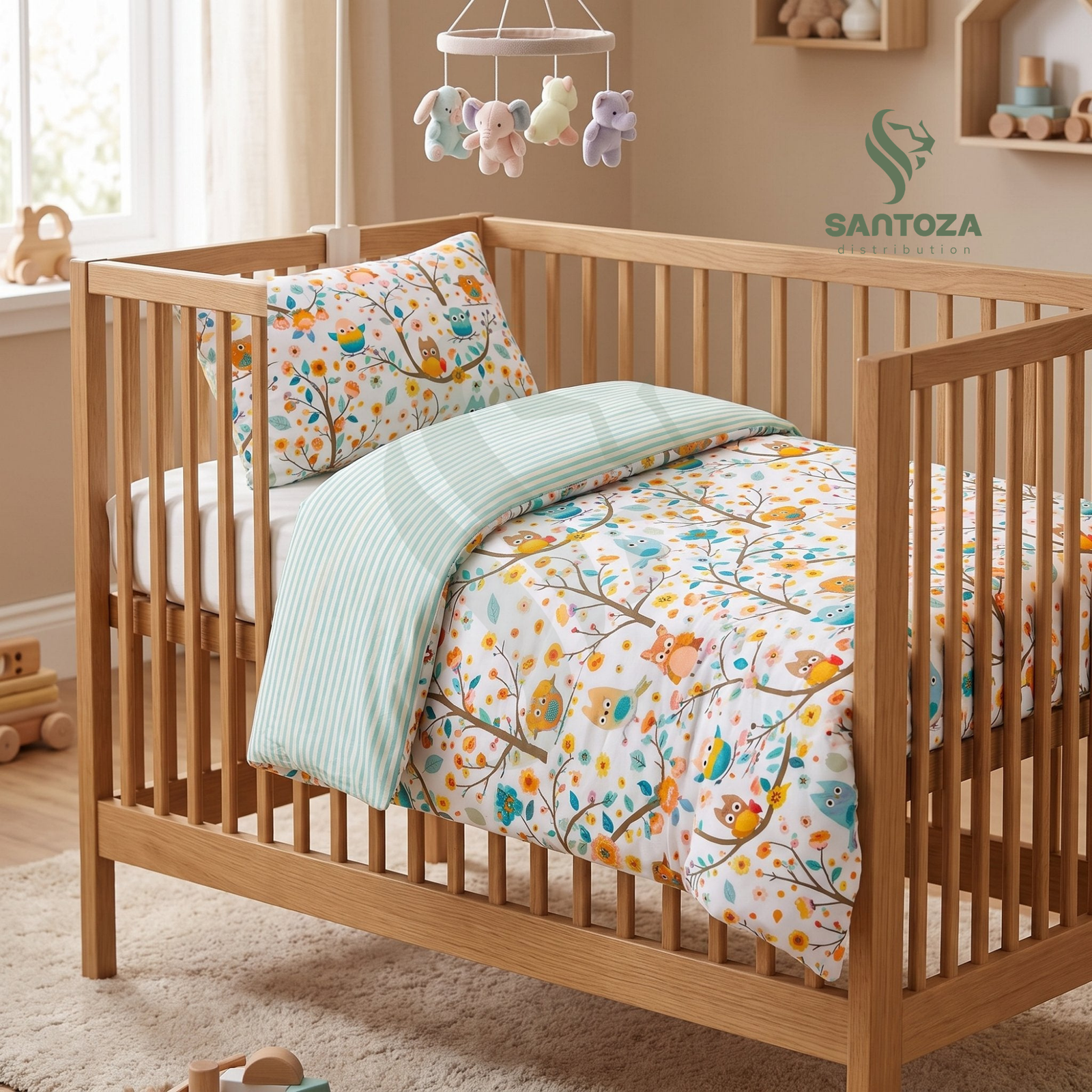 Pack matelas bébé + drap-housse imperméable 60×120