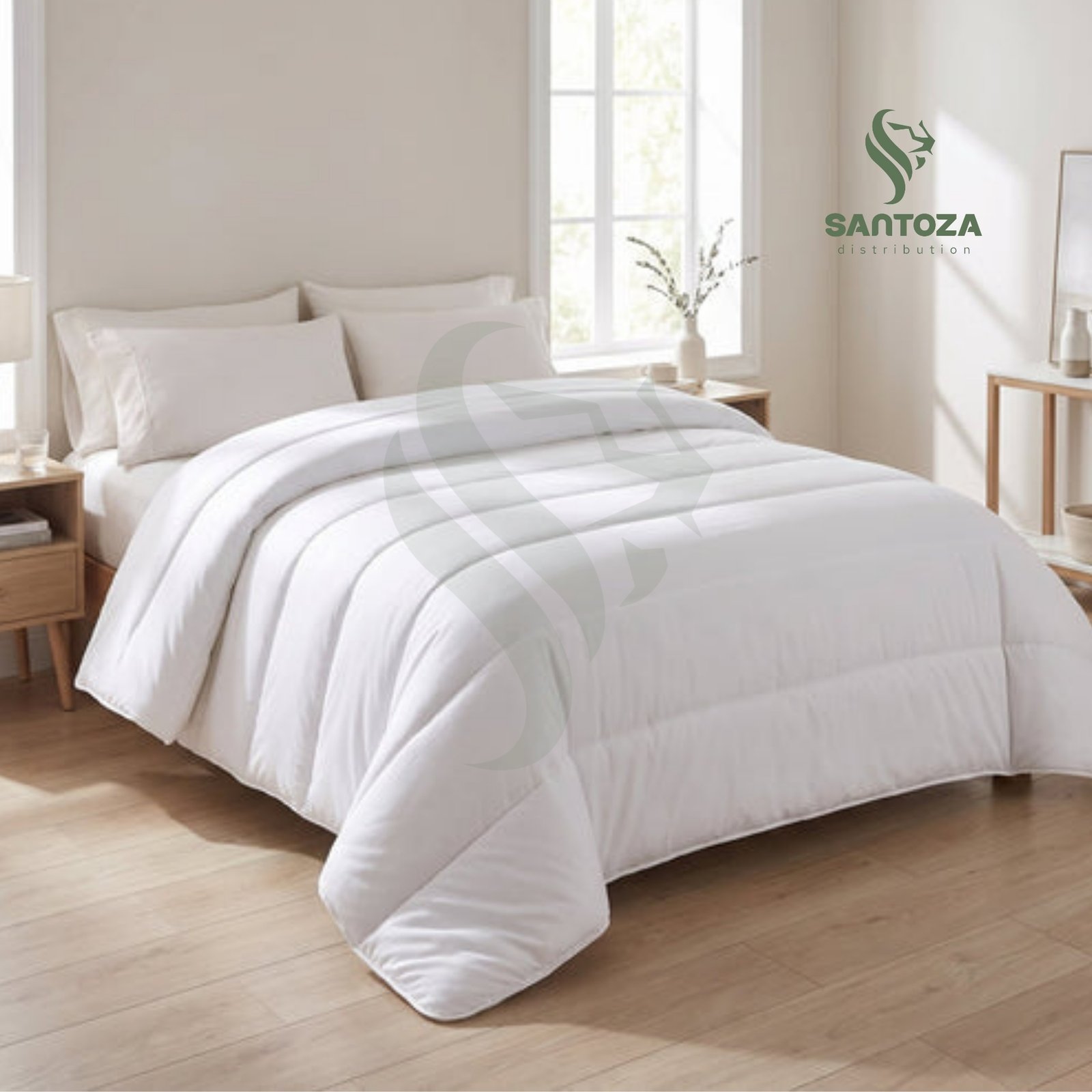 Pack couette blanche Kasbah + Oreiller offert