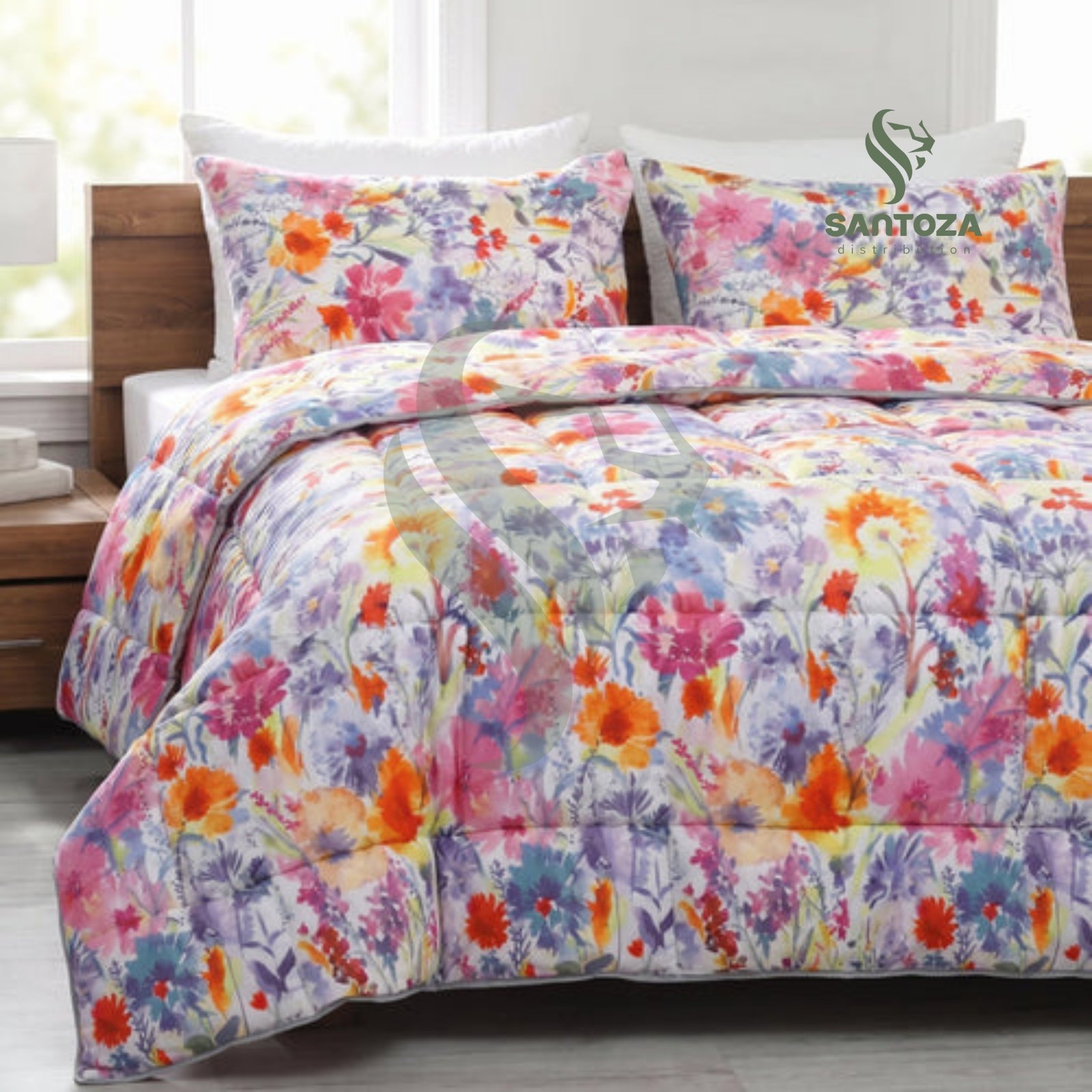 Couette imprimée Malabata Uranus + 02 Taied offertes