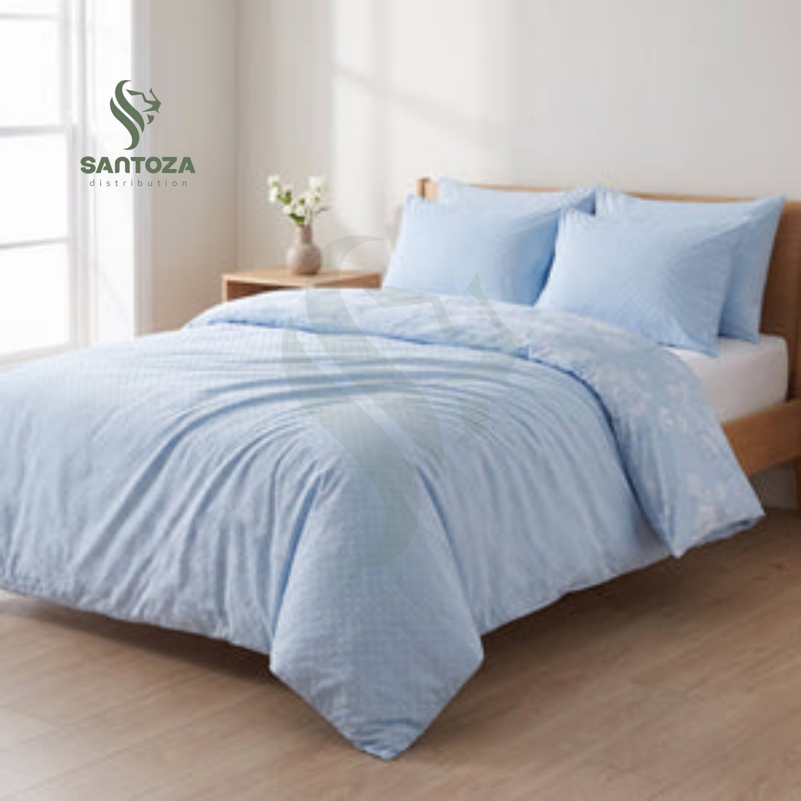 Housse de couette jacquard Diamond Blanc