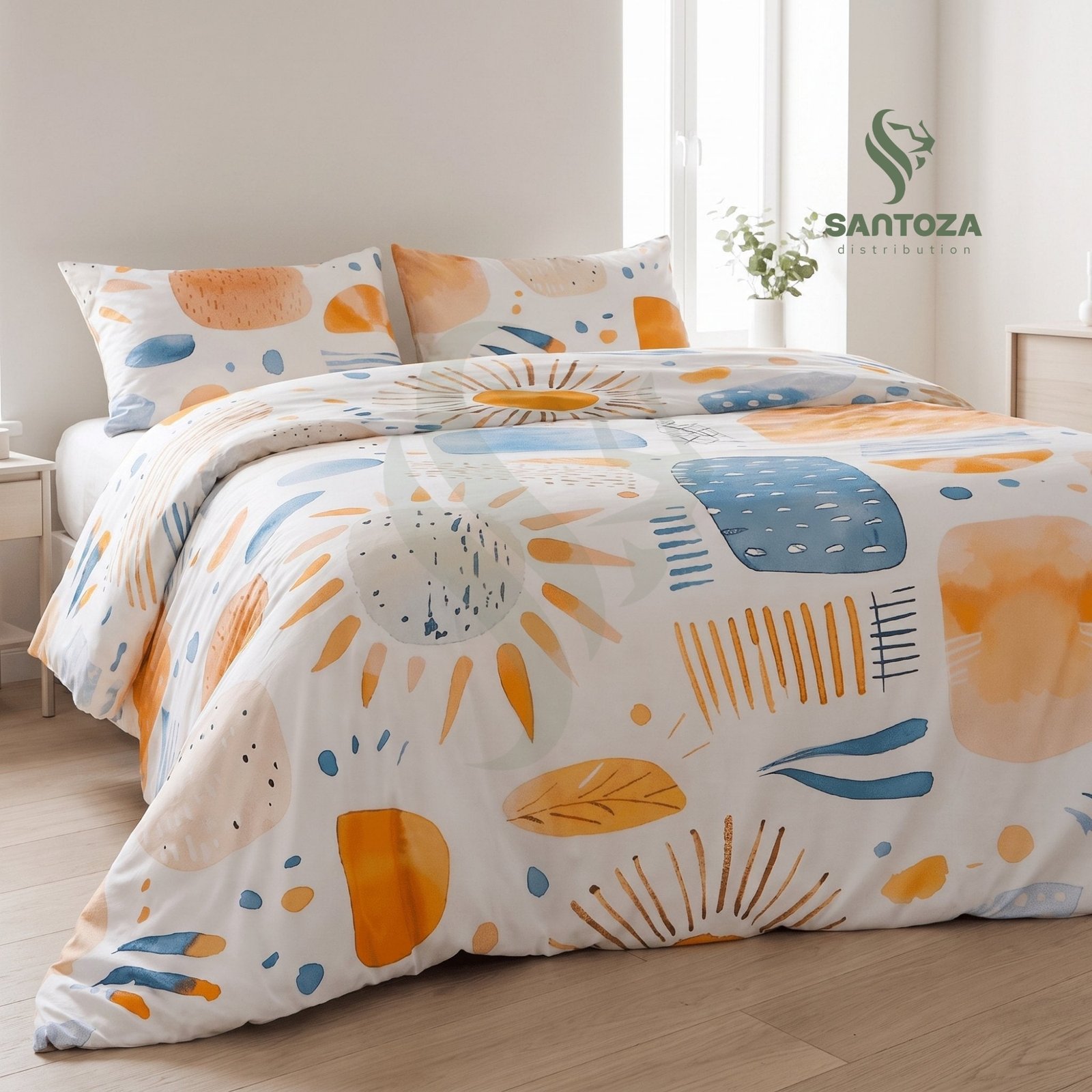 Housse de couette jacquard Ball Gris