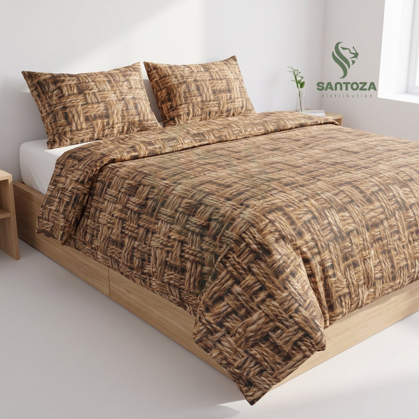 Housse de couette double face Feuillage Enchanté