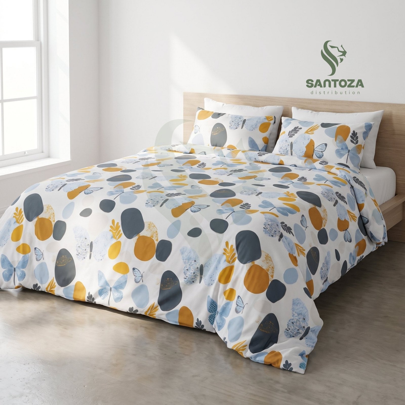 Housse de couette double face Ciel d’Azur