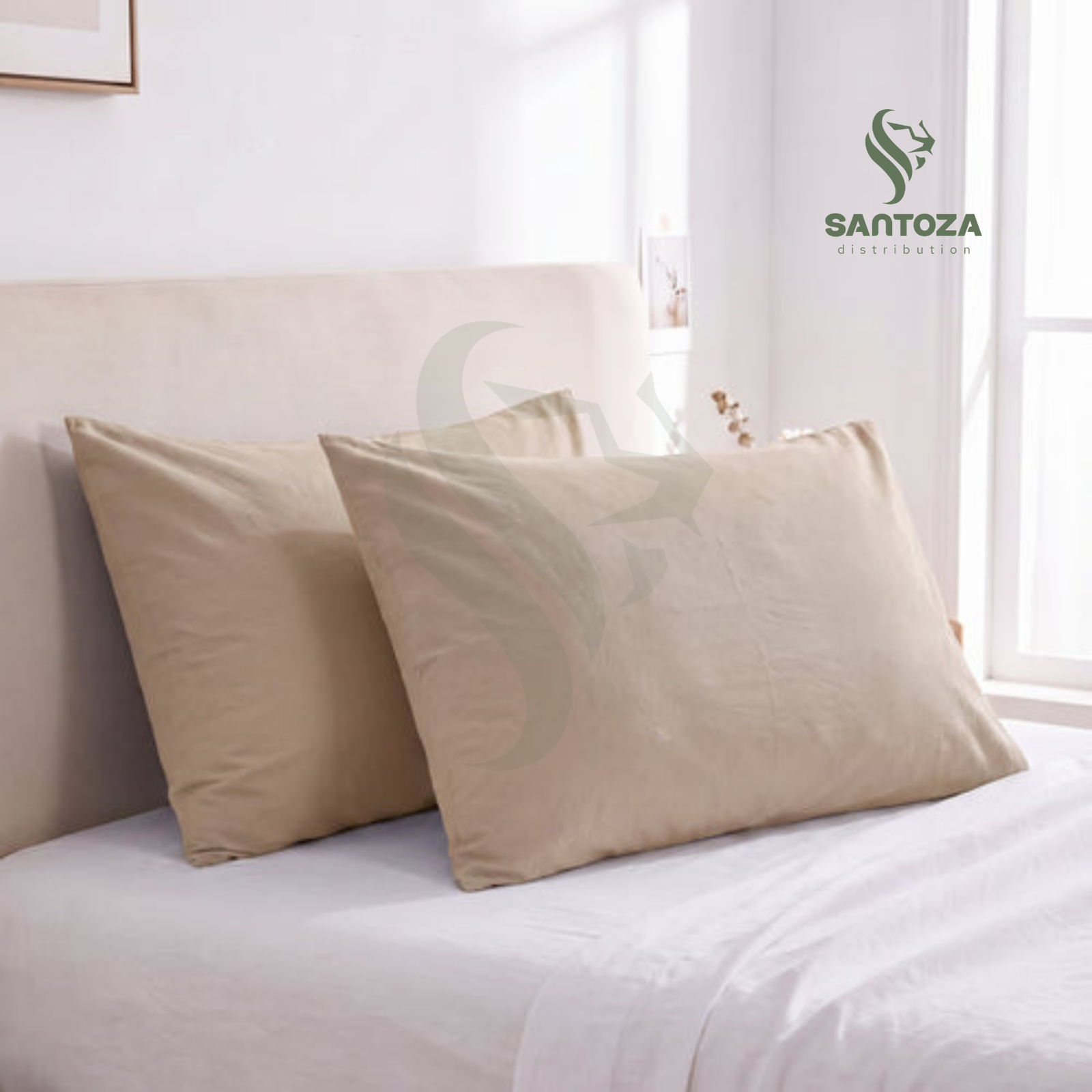 Pack 4 taies d’oreiller unies 50×70