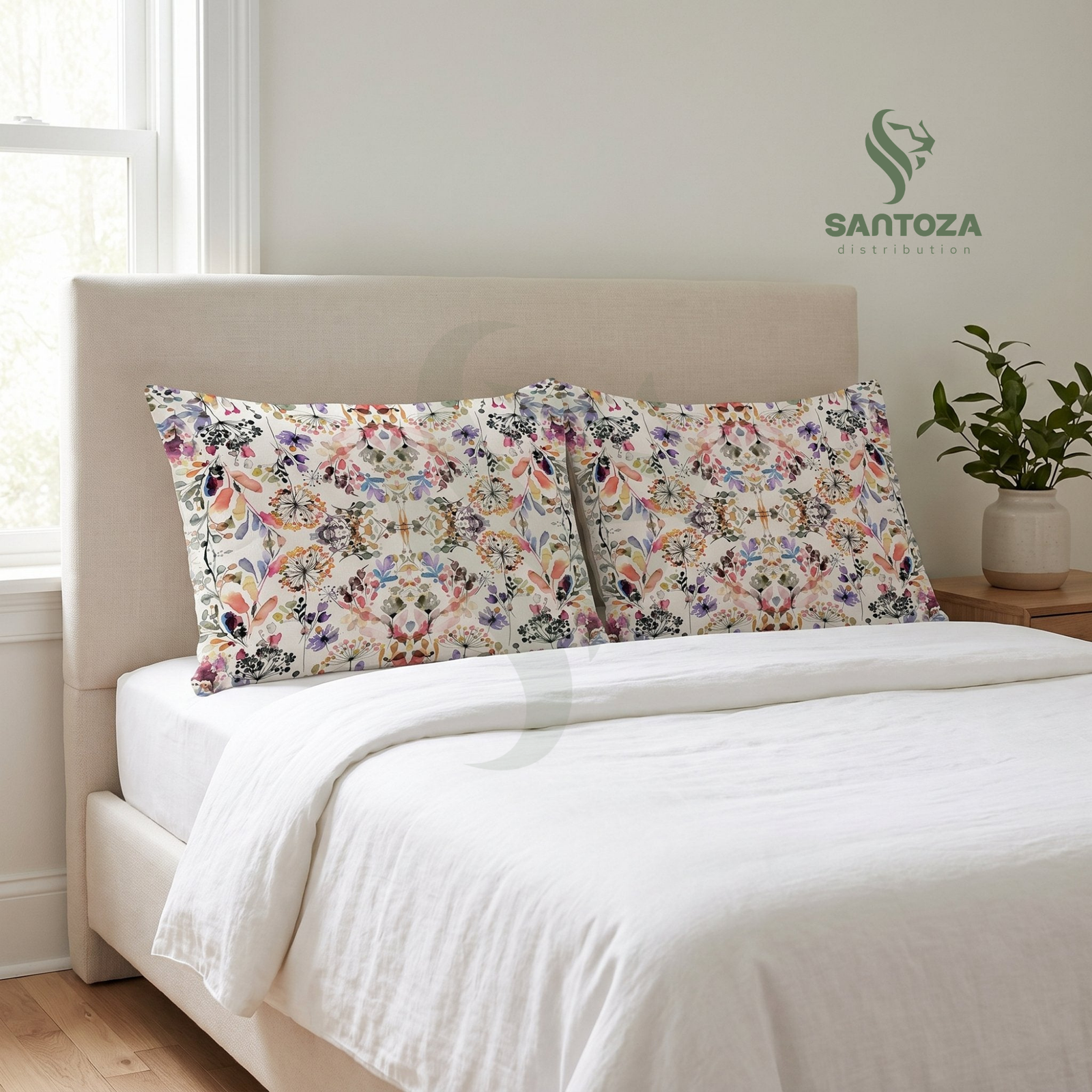 Taies d’oreiller imprimées Butterfly Dream 50×70 (lot de 2)